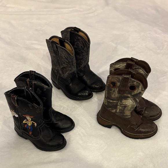 Durango Other - Toddler Boys Cowboy Boots Lil Durango Western Toy Story Kids Black Brown 7 8 9